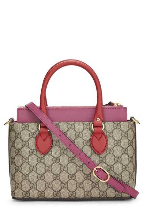 gucci pink red gg supreme